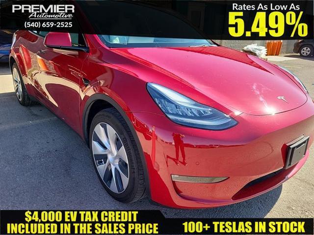 used 2021 Tesla Model Y car, priced at $22,999