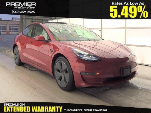 used 2021 Tesla Model 3 car, priced at $22,999