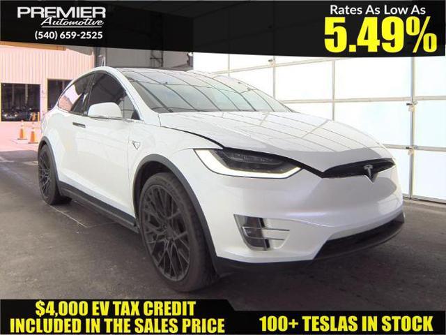 used 2021 Tesla Model X car, priced at $24,999
