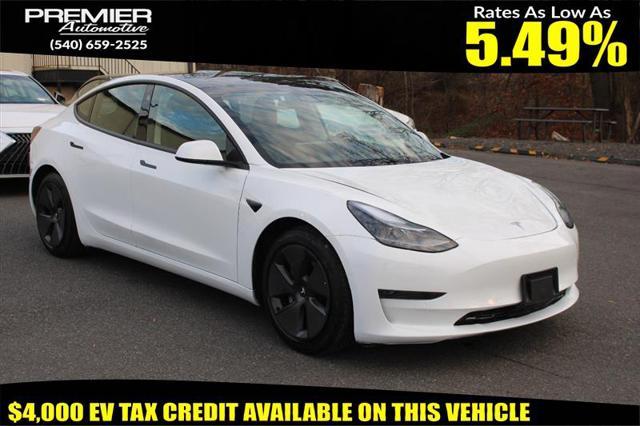 used 2021 Tesla Model 3 car, priced at $19,450