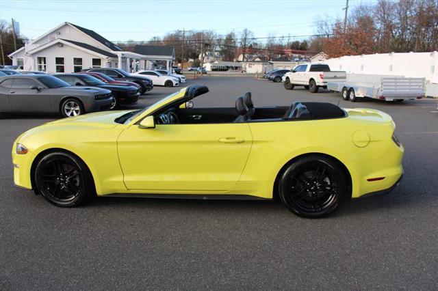 used 2021 Ford Mustang car, priced at $21,999