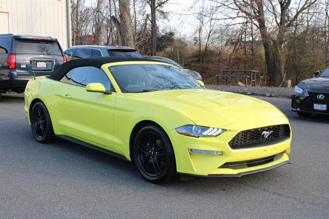 used 2021 Ford Mustang car, priced at $21,999