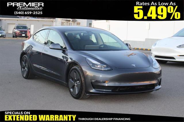 used 2022 Tesla Model 3 car, priced at $19,450