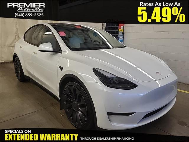 used 2022 Tesla Model Y car, priced at $27,999