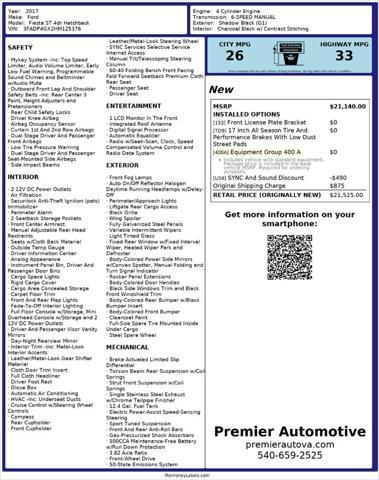used 2017 Ford Fiesta car, priced at $6,999