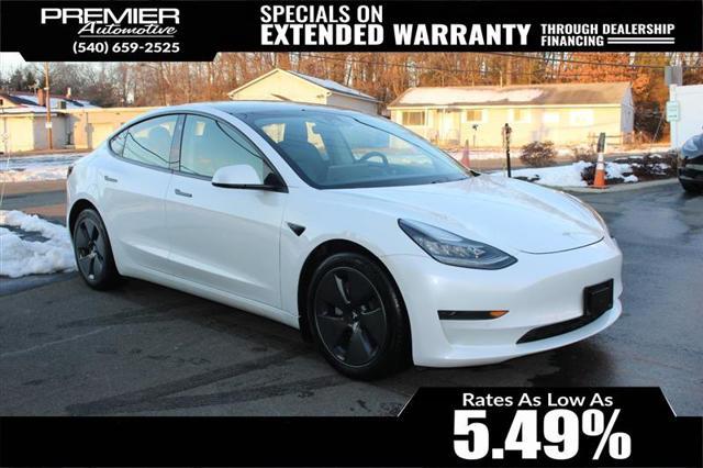 used 2021 Tesla Model 3 car, priced at $18,450