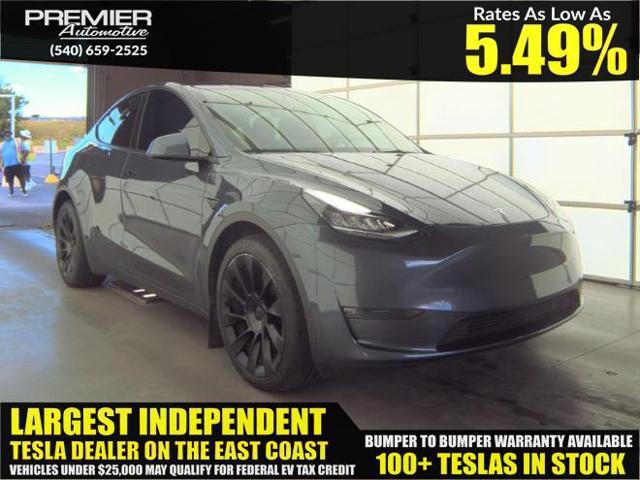 used 2022 Tesla Model Y car, priced at $22,999