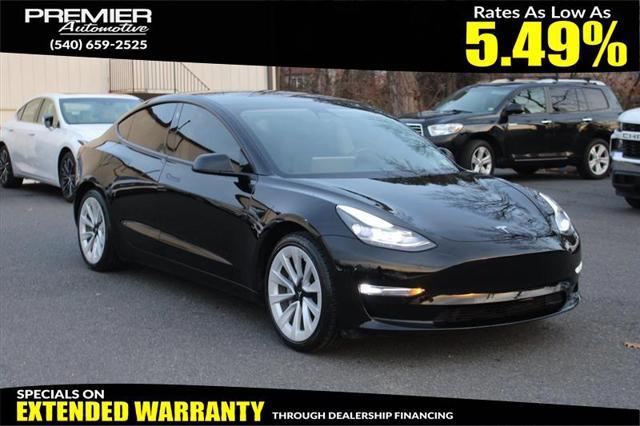 used 2021 Tesla Model 3 car, priced at $23,999