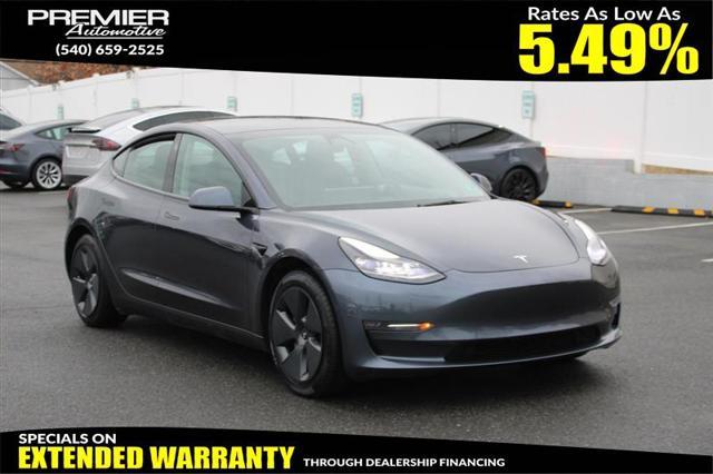 used 2022 Tesla Model 3 car, priced at $19,450