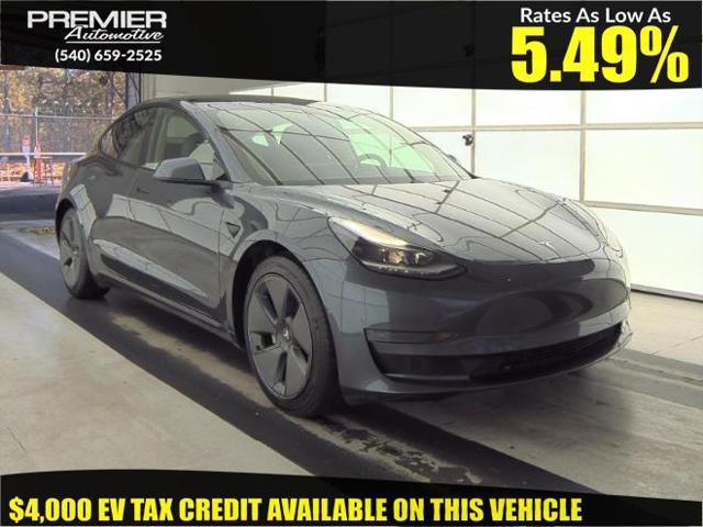 used 2021 Tesla Model 3 car, priced at $20,450