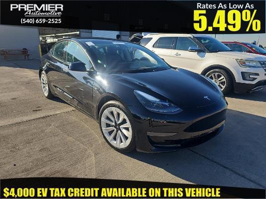 used 2021 Tesla Model 3 car, priced at $19,450