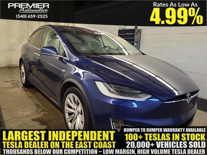 used 2017 Tesla Model X car, priced at $17,999