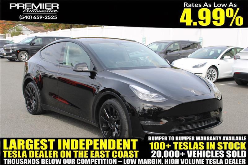 used 2022 Tesla Model Y car, priced at $25,999
