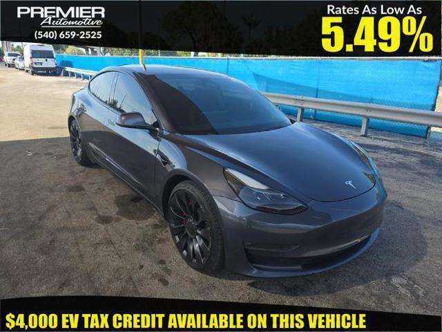 used 2021 Tesla Model 3 car, priced at $19,450