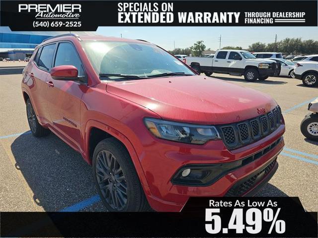 used 2023 Jeep Compass car, priced at $19,999