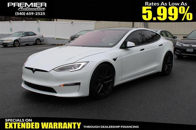 used 2021 Tesla Model S car, priced at $60,999