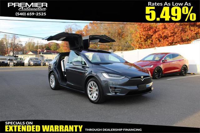 used 2018 Tesla Model X car, priced at $37,450