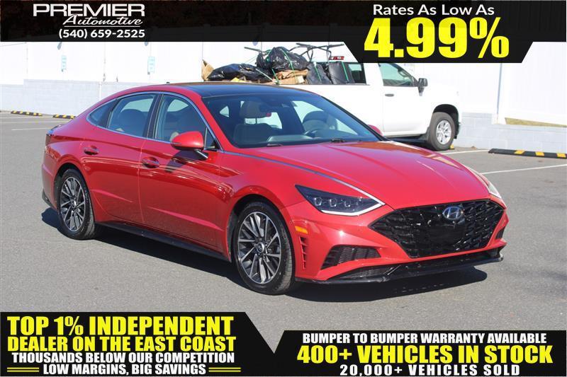 used 2020 Hyundai Sonata car, priced at $13,999