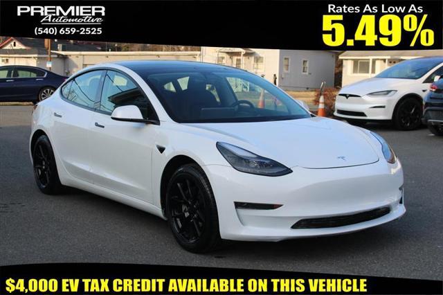 used 2021 Tesla Model 3 car, priced at $19,450