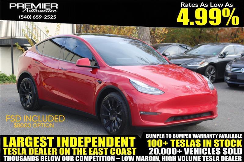 used 2022 Tesla Model Y car, priced at $23,999