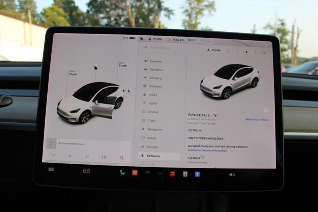 used 2021 Tesla Model Y car, priced at $26,999