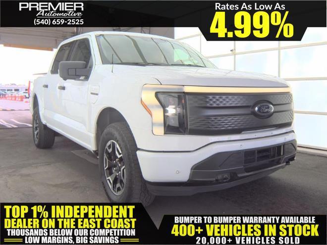 used 2022 Ford F-150 Lightning car, priced at $26,999