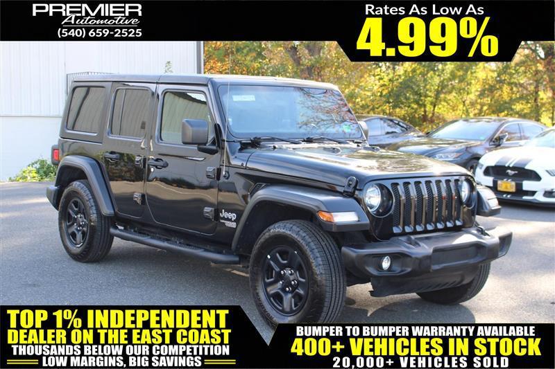 used 2020 Jeep Wrangler Unlimited car, priced at $19,450