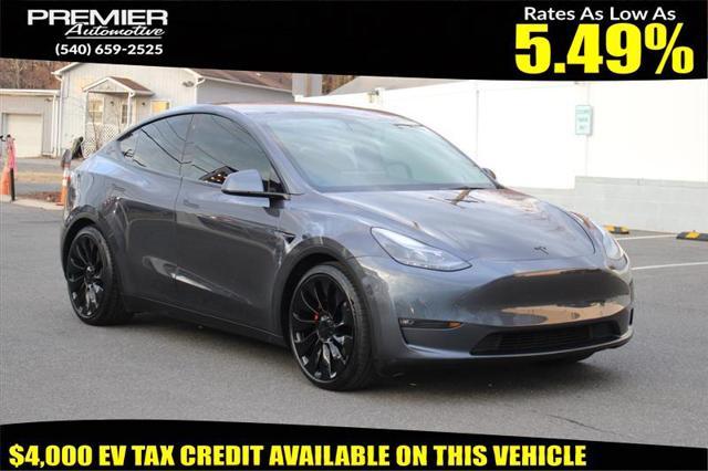 used 2021 Tesla Model Y car, priced at $18,450