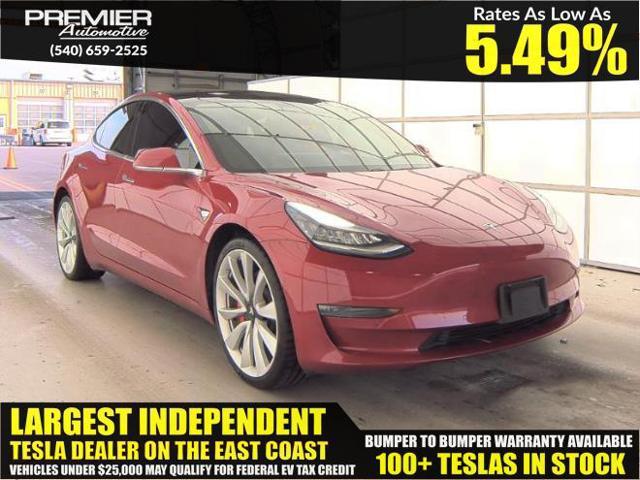 used 2018 Tesla Model 3 car, priced at $13,450