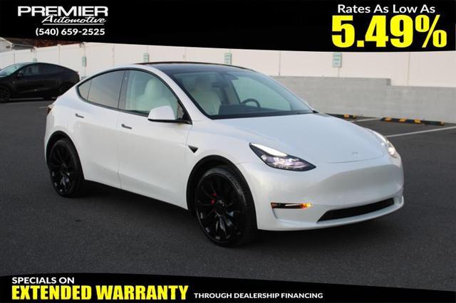 used 2022 Tesla Model Y car, priced at $29,999