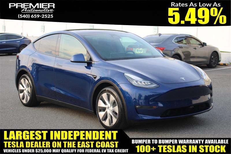 used 2022 Tesla Model Y car, priced at $22,999