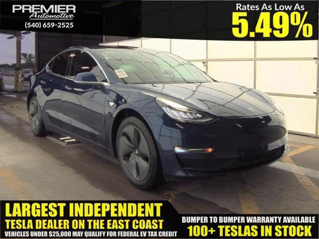 used 2018 Tesla Model 3 car, priced at $10,999