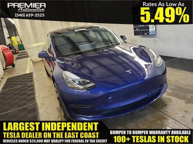 used 2022 Tesla Model 3 car, priced at $20,999