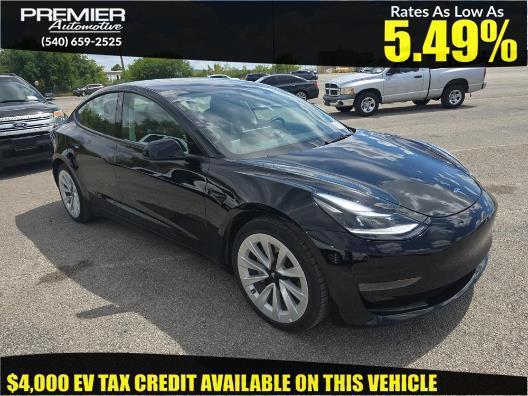 used 2022 Tesla Model 3 car, priced at $19,450