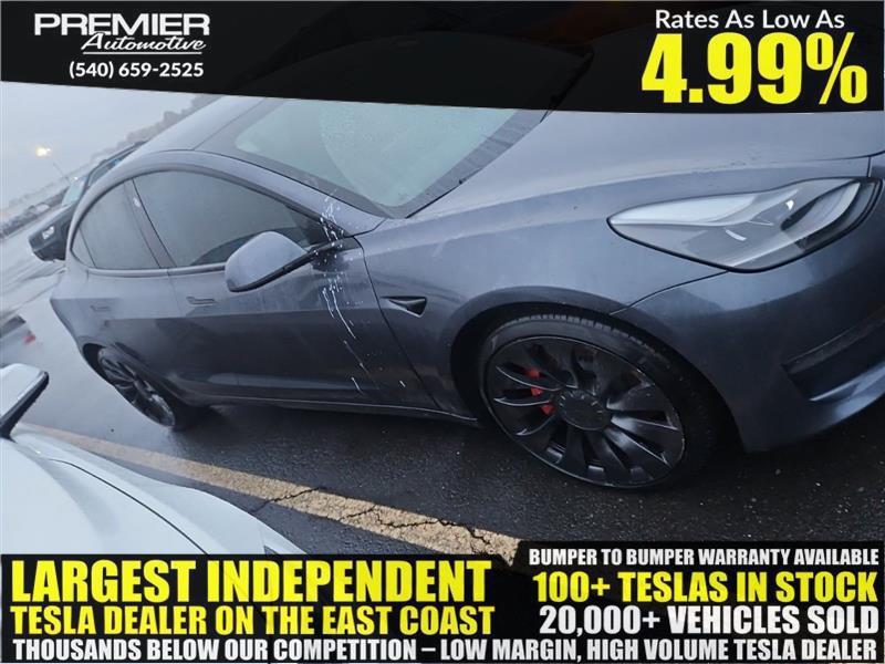 used 2022 Tesla Model 3 car, priced at $23,999