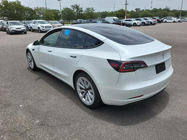 used 2022 Tesla Model 3 car, priced at $21,999
