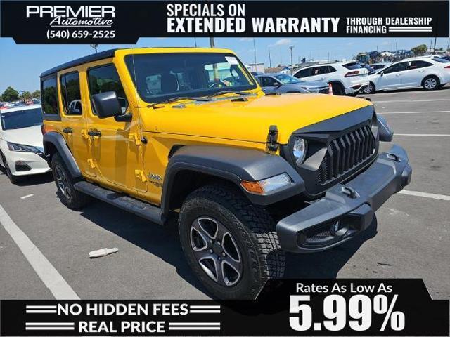 used 2019 Jeep Wrangler Unlimited car, priced at $24,777