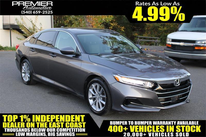 used 2021 Honda Accord car, priced at $16,999