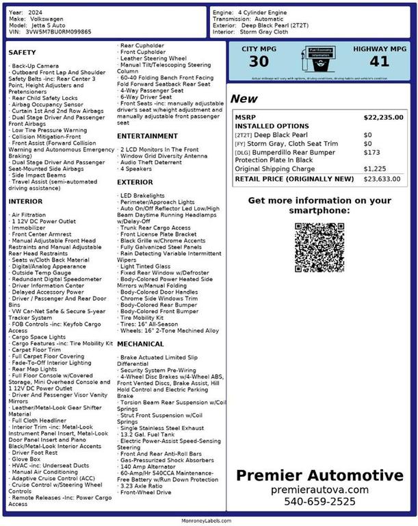 used 2024 Volkswagen Jetta car, priced at $14,999