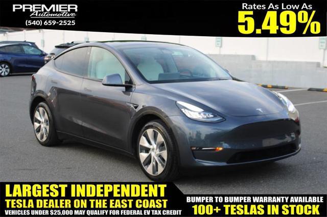 used 2021 Tesla Model Y car, priced at $22,999