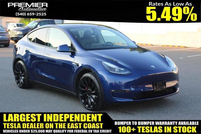used 2022 Tesla Model Y car, priced at $24,999