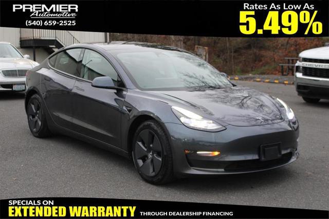 used 2022 Tesla Model 3 car, priced at $25,750