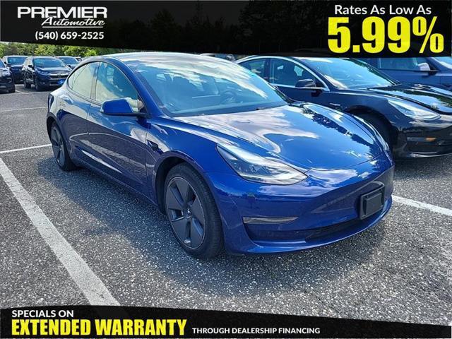 used 2021 Tesla Model 3 car, priced at $22,450