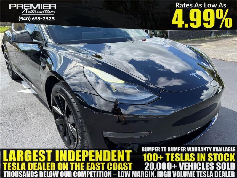 used 2021 Tesla Model 3 car, priced at $15,999