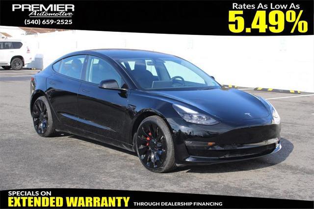 used 2022 Tesla Model 3 car, priced at $27,450