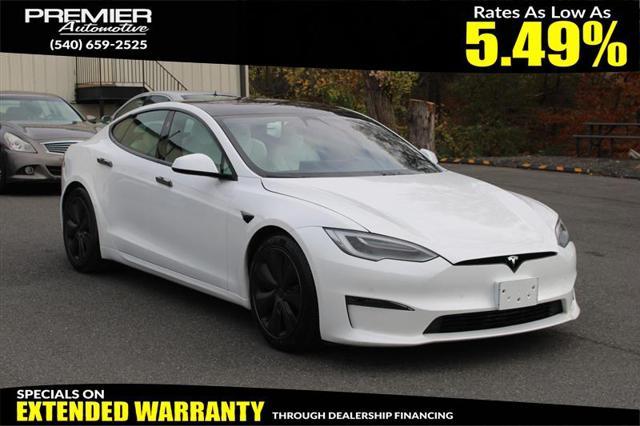 used 2022 Tesla Model S car, priced at $41,999