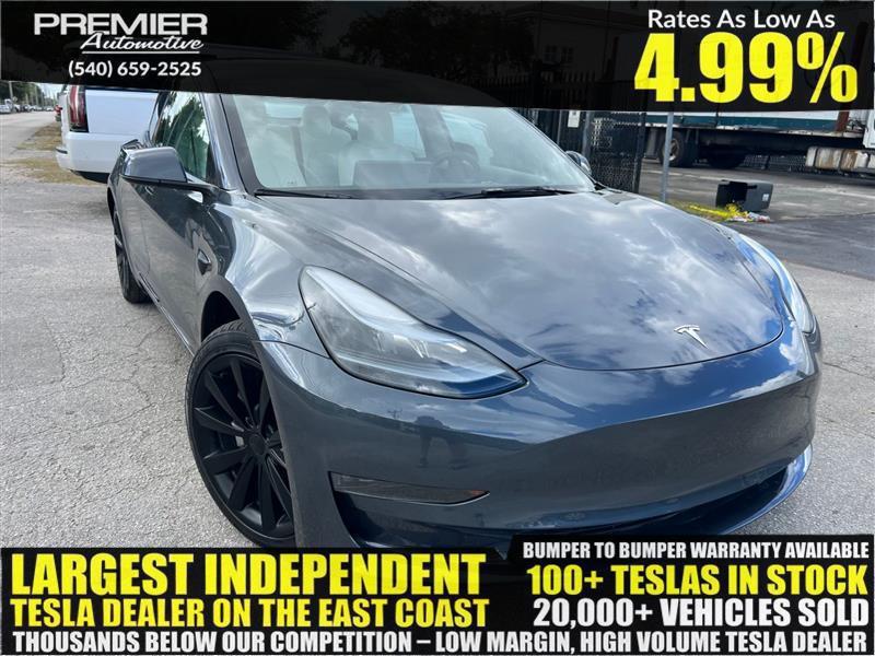 used 2023 Tesla Model 3 car, priced at $20,450