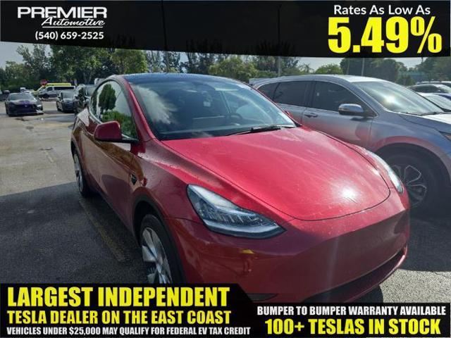 used 2022 Tesla Model Y car, priced at $24,450