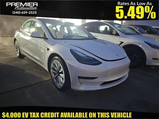 used 2021 Tesla Model 3 car, priced at $19,450