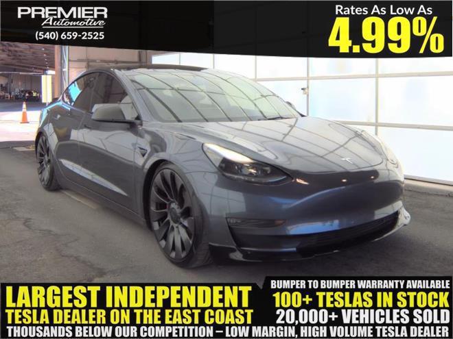 used 2023 Tesla Model 3 car, priced at $25,999